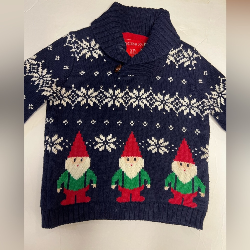 Jingles & Joy Gnome Sweater 18 Month